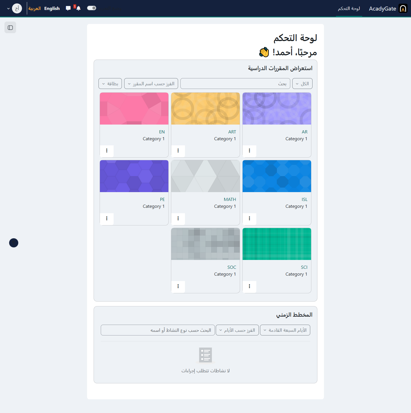 مقررات